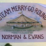 Hand painted Merry-Go-Round Poster
